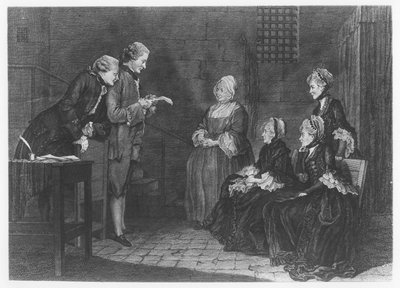 The Unfortunate Calas Family, engraved by Delafosse, 1765 by Louis Carrogis dit Carmontelle